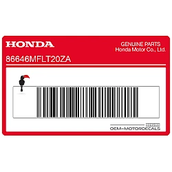 Front cowling decal
