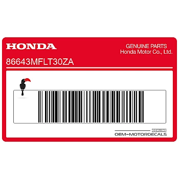 Pegatina para panel lateral, lado izquierdo