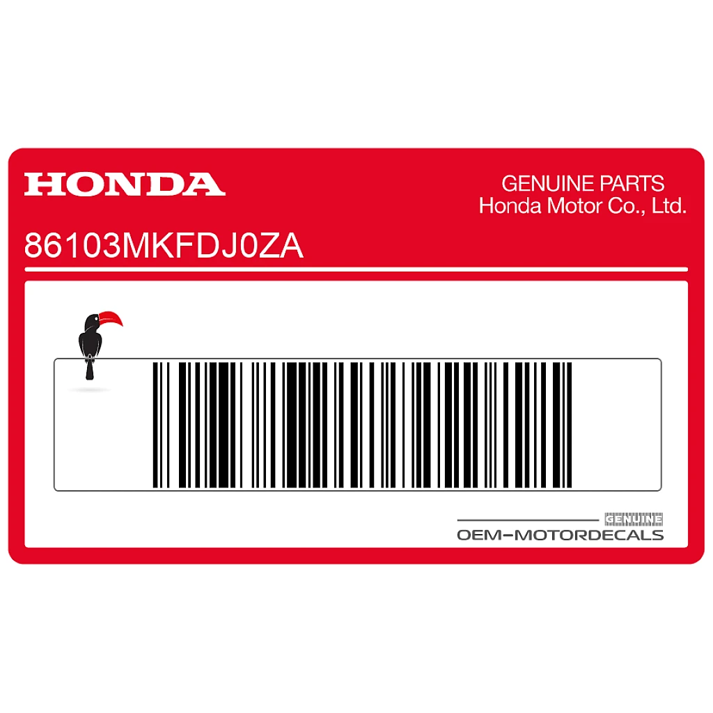 Honda-86103MKFDJ0ZA