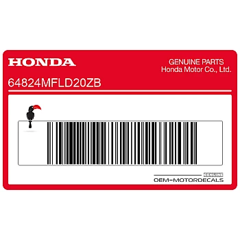 Tank decal , left side