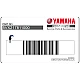 Adesivo Grafico Fiancata Yamaha FZ6 OEM 5VX217811000 Ricambio Originale di Fabbrica per Pannello Laterale