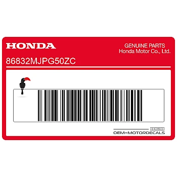 Framecover sticker, linkerkant