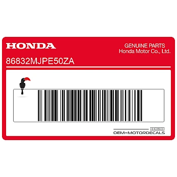 Framecover sticker, linkerkant