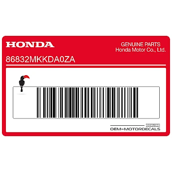 Framecover sticker, linkerkant