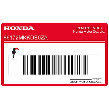 Naklejka na zbiornik, lewa strona