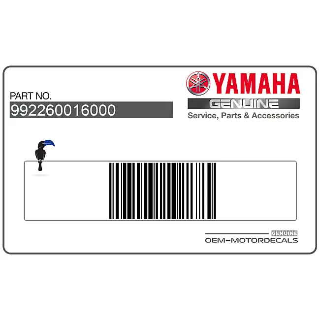 Yamaha FJR1300 Tank Embleem OEM 992260016000