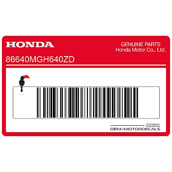 Pegatina para panel lateral, lado derecho