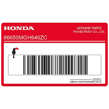 Naklejka na osłonę boczną, lewa strona