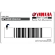 Emblema 3D carenatura laterale Yamaha FJR1300 OEM 3P62839B0000