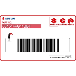 Pegatina para guardabarros delantero