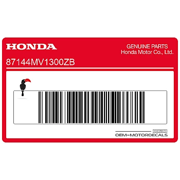 Bovenkuip Africa Twin sticker