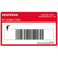 HONDA Autocollant de flanc de carénage droit Africa Twin 87163-MV1-300