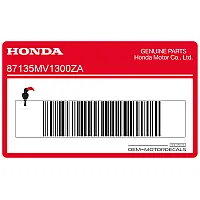 HONDA Autocollant de flanc de carénage Africa Twin 87135-MV1-300ZA