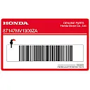 Autocollant de carénage supérieur Africa Twin, côté droit