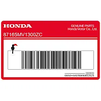 HONDA Zijkap Africa Twin sticker 87165-MV1-300ZC