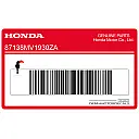 Rechter brandstoftank sticker