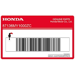 Naklejka na osłonę boczną, prawa strona