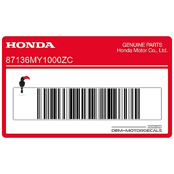 Naklejka na osłonę boczną, prawa strona