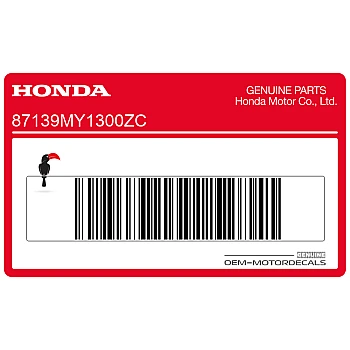 Naklejka na zbiornik, lewa strona