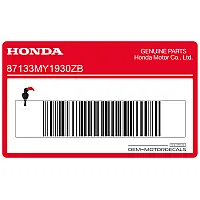 HONDA Aufkleber für obere Verkleidung Africa Twin 87133-MY1-930ZB