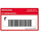 Autocollant de carénage supérieur Africa Twin, côté gauche