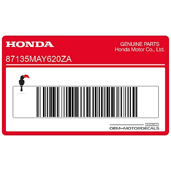 Naklejka na osłonę boczną, lewa strona