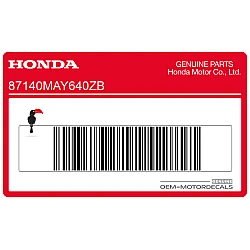 De pegatinas de tanque, juego, lado derecho