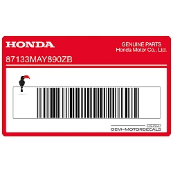 Pegatina para carenado frontal