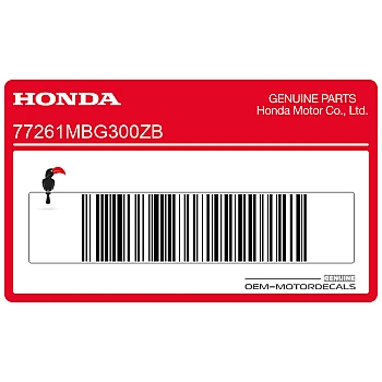 Naklejka na tylną owiewkę / zadupek