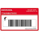 Heckverkleidung Honda Aufkleber