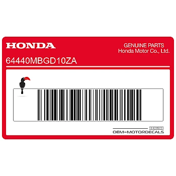 Naklejka na osłonę boczną