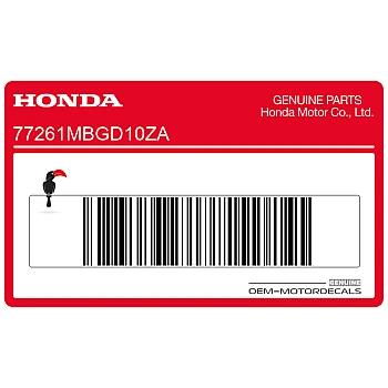 Heckverkleidung Aufkleber