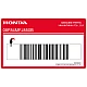 Honda CBR600RR Adesivo carenatura da corsa, sfondo bianco OEM 08F84MFJ850B