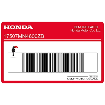 Autocollant de réservoir, côté droit