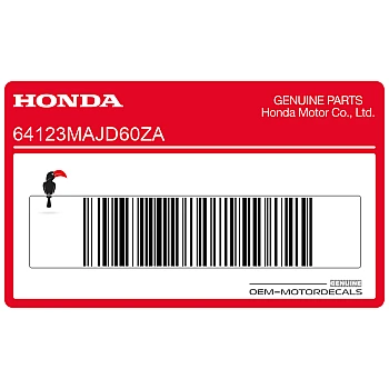 Naklejka na przednią owiewkę (czasza)