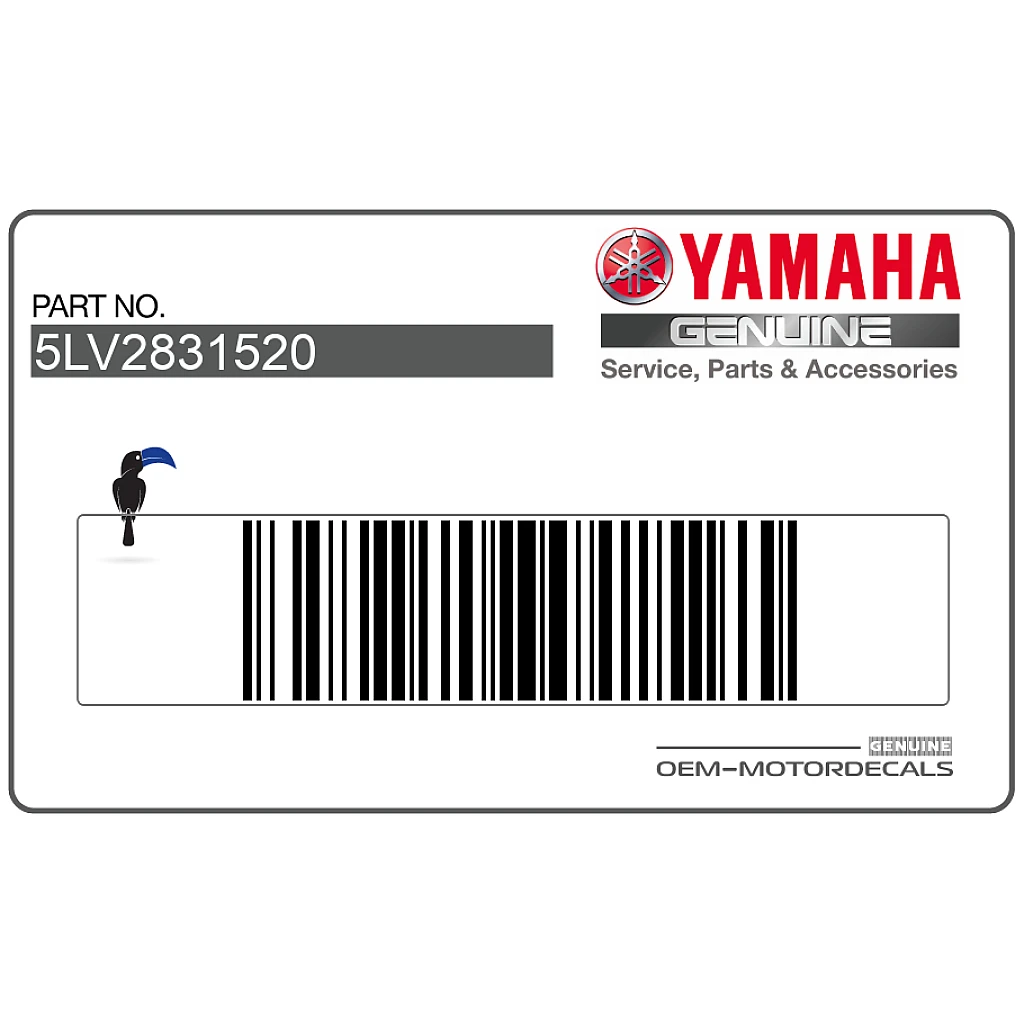 Emblema carenatura laterale Yamaha FZS1000 FAZER OEM 5LV283152000