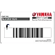 Emblema carenatura laterale Yamaha FZS1000 FAZER OEM 5LV283152000