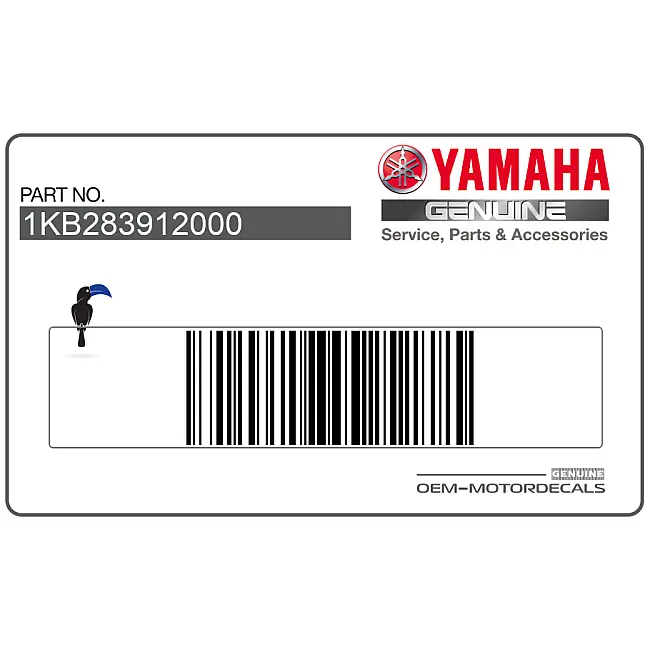 Grafica carenatura laterale sinistra Yamaha YZF-R1 OEM 1KB-28391-20-00