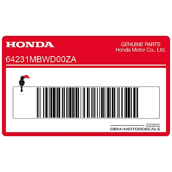 Bovenkuip sticker, rechterkant