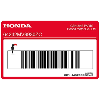 Pegatina cubierta tanque, lado izquierdo