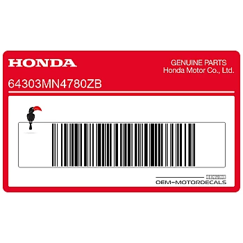 Seitenverkleidung Aufkleber, Rechte Seite