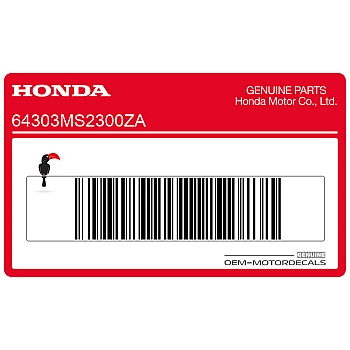 Framecover sticker, rechterkant