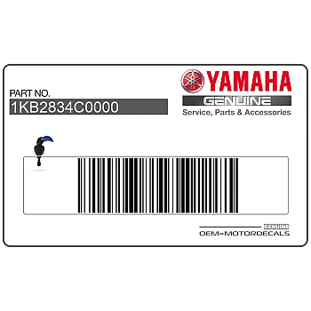 Emblema R1 carenatura laterale, lato sinistro