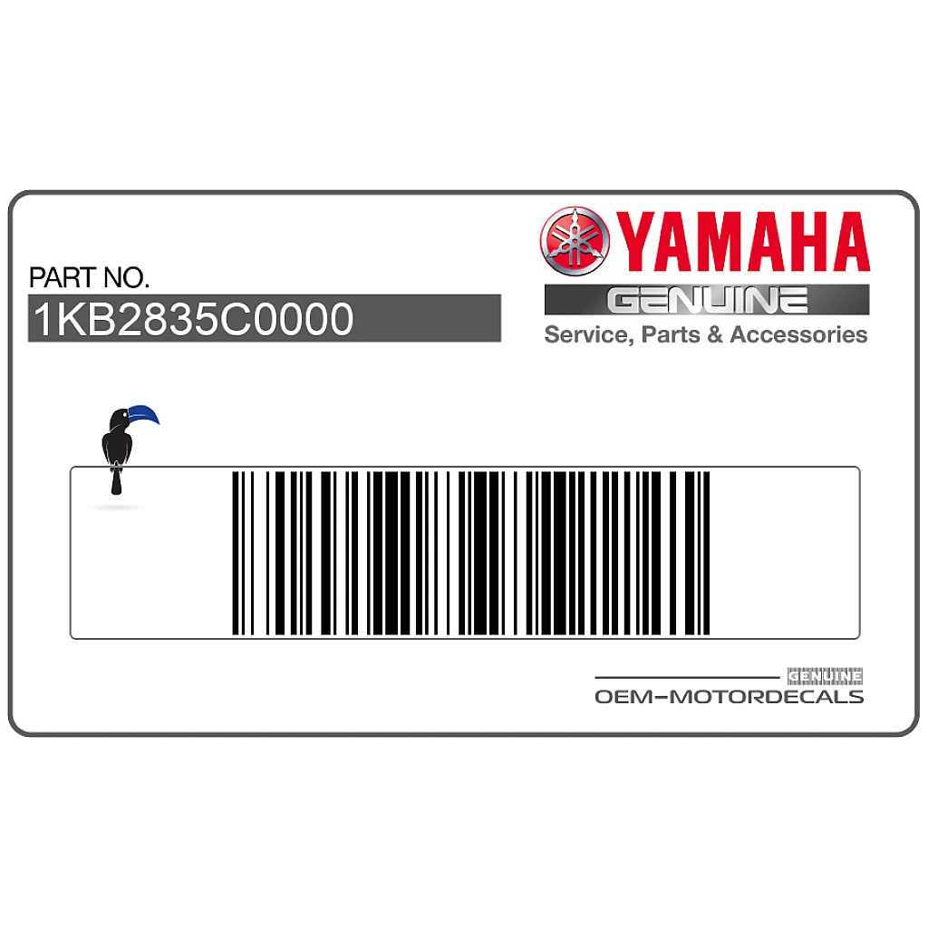 Yamaha YZF-R1 Rechte Seitenverkleidung R1 Grafik Rechts OEM 1KB2835C0000