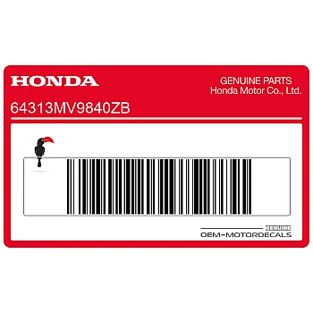 Zijpaneel sticker, rechterkant