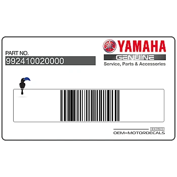 Under cowling YAMAHA logo decal