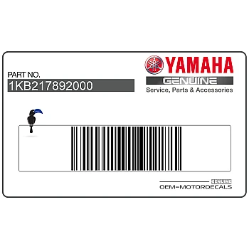 Tail cowl R1 graphic, right side