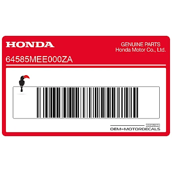 Tank cover decal, right side