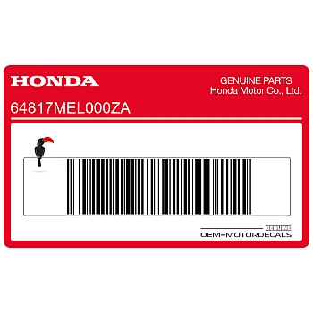 Naklejka na osłonę boczną, prawa strona