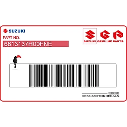 Adesivo posteriore coda carena